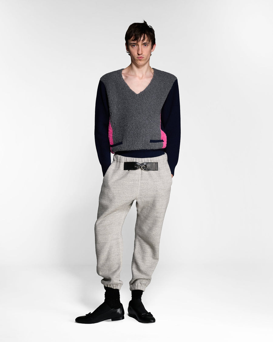 SLIM-SLIT BOOTCUT TROUSER black